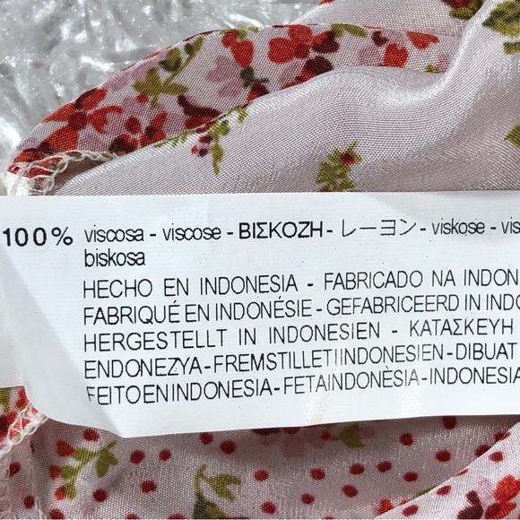 Zara NWT Floral Blouse Sz XS - Picture 10 of 10